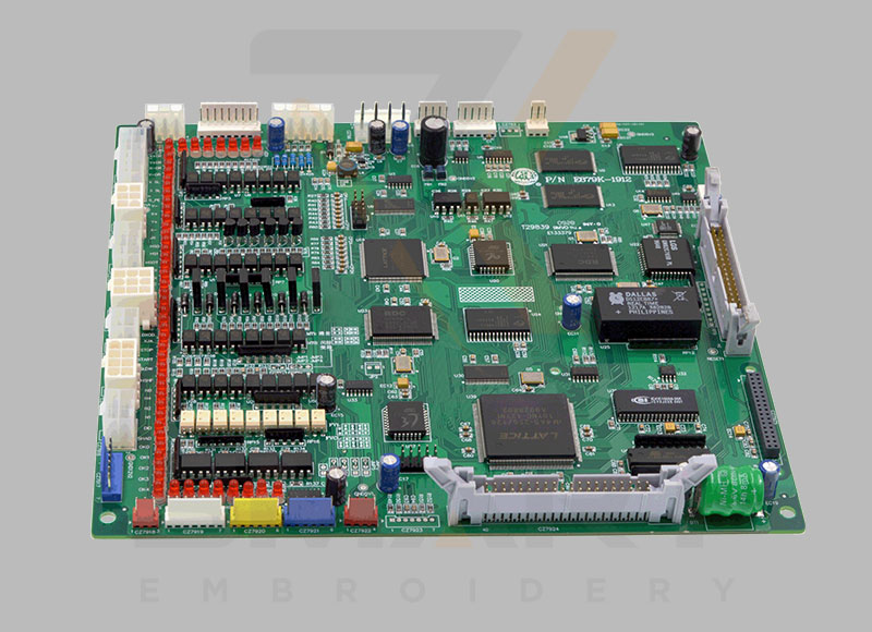 Novo placa principal genérica da CPU P/N E879-C com acessórios de máquinas de bordados por porta de porta USB