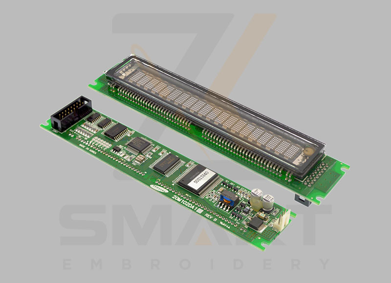 20M102DA1 Cabeça operacional caracteres VFD usado Tela da tela DOT MODULO DE DISPLAÇÃO DO MATRIXA 5VDC Interface serial paralela