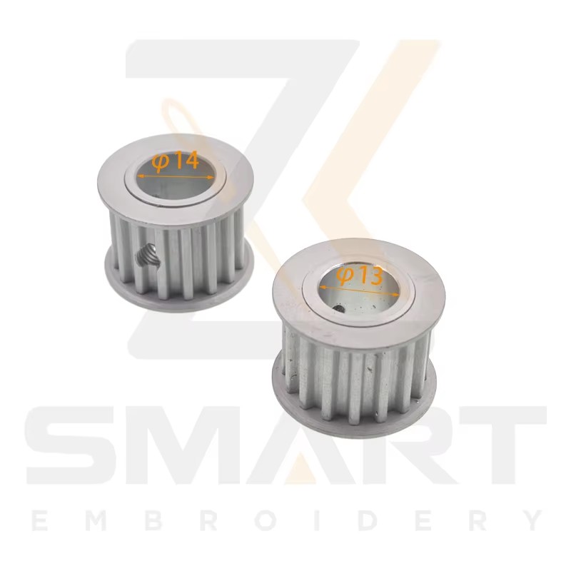 Tajima SWF China Embroidery Machine Parts Pulley T5 16 Dentes D05-T5-D13-T16-W17 D05-T5-D14-T16-W17