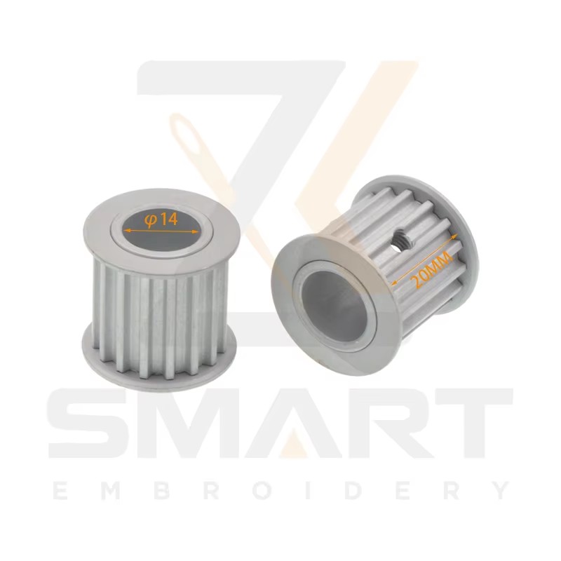 Tajima SWF China Embroidery Machine Parts Pulley T5 16 Dentes D05-T5-D14-T16-W20