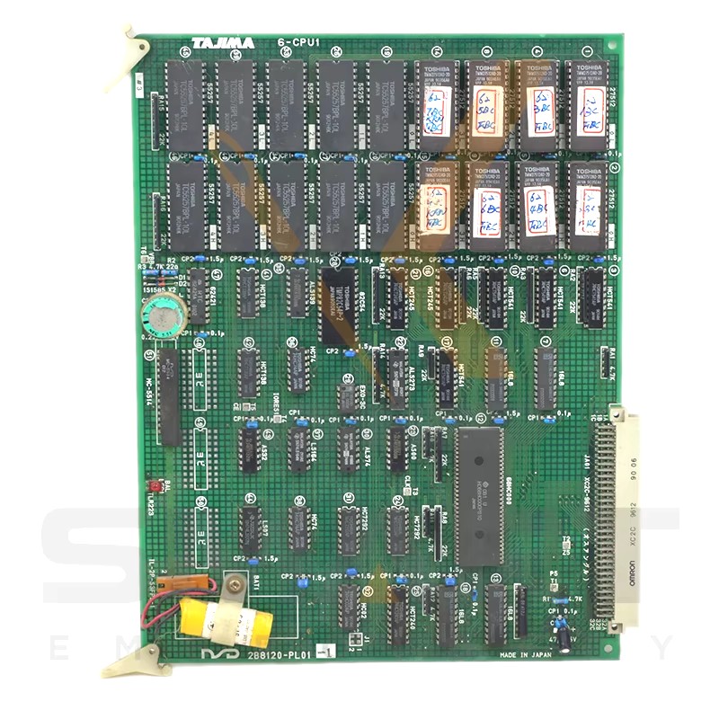 Usado Tajima placa 6-CPU1 embroidery máquina peças ETJ-6-CPU1