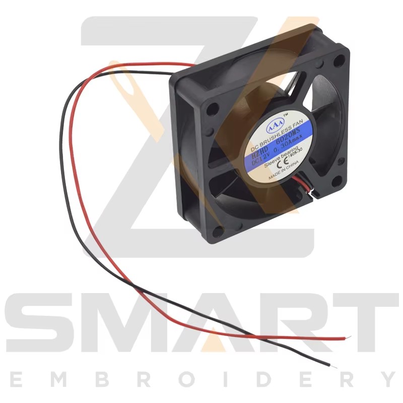 Ventilador de resfriamento 60*60*20 12 Volts Tajima SWF China Peças de máquina de embrulho EDH06-60*60*20-12V