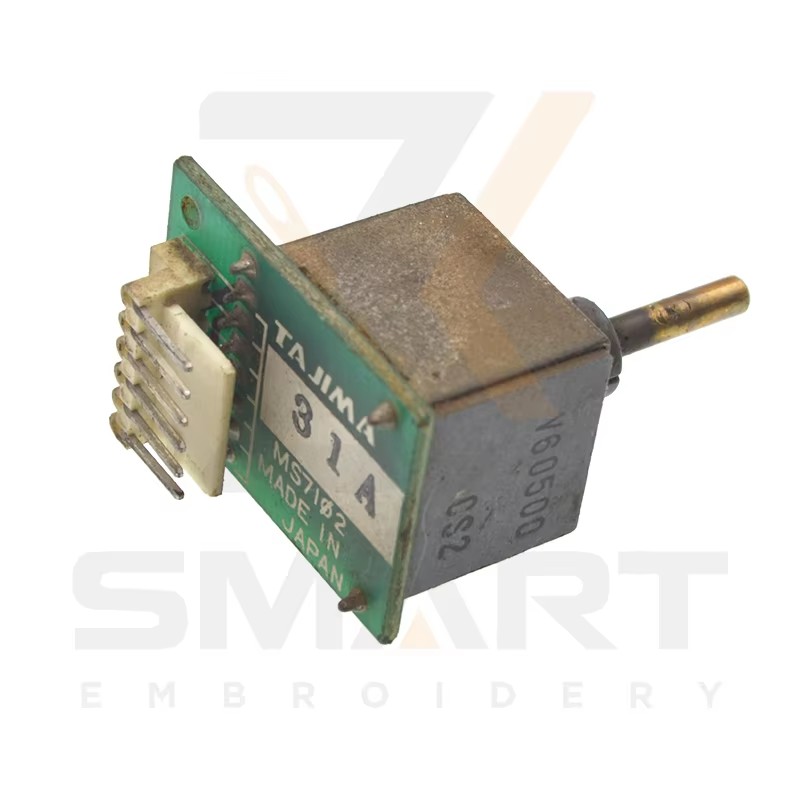 Interruptor rotativo Tajima usado MS7102010000 BCM18V60500 para TME, TMEF, TMEG, TMFD