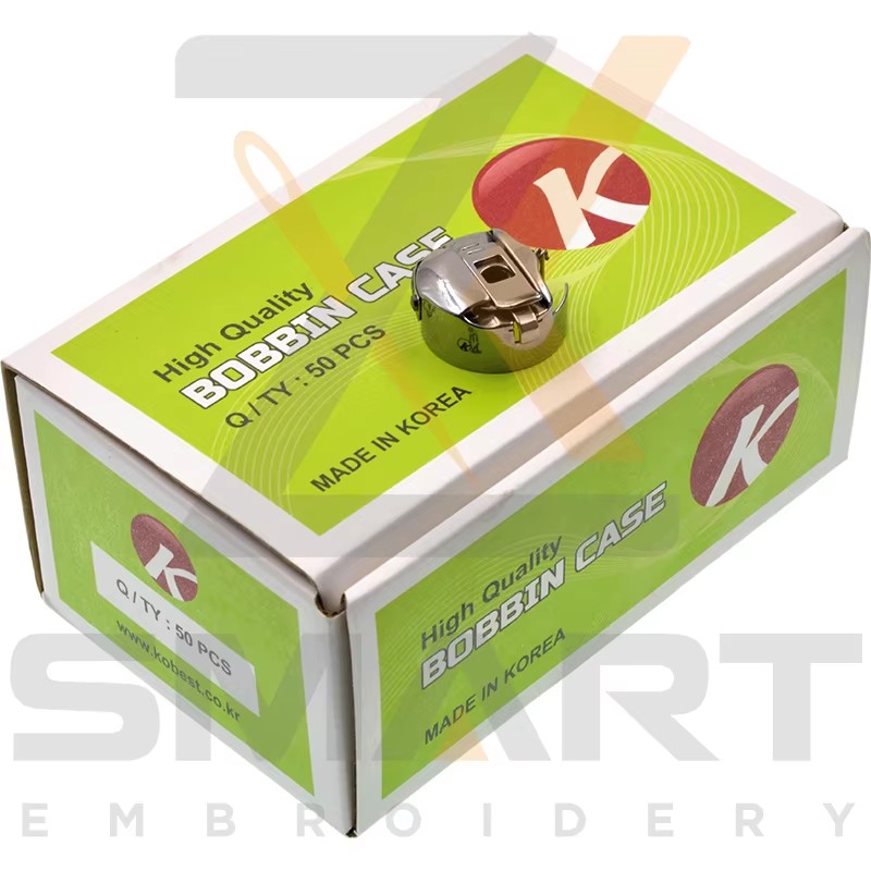 1.6 KOBEST Bobbin Case para Semi Jumbo Rotary Hook Tajima Barudan SWF China Embroidery Machine Parts R02KB-1.6