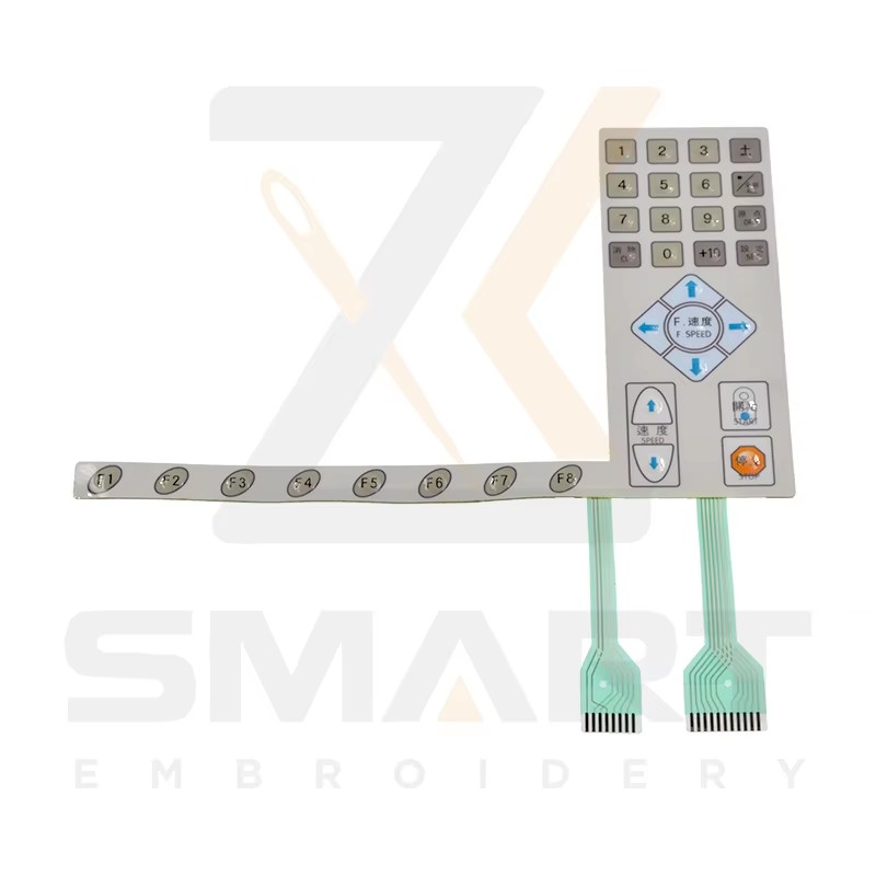 SWF Embroidery Machine Parts Keypad Painel de controle de teclado de membrana para D G