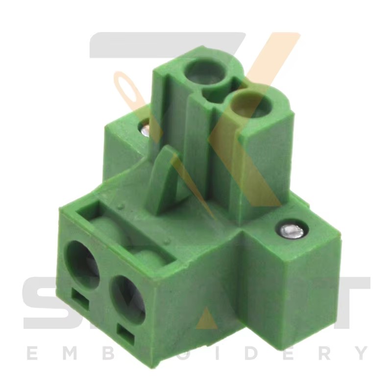 Tipo L Conector Feminino 2 Buracos Para Drivers DAHAO Peças De Máquina De Embrulho E12-CZ-L2-F