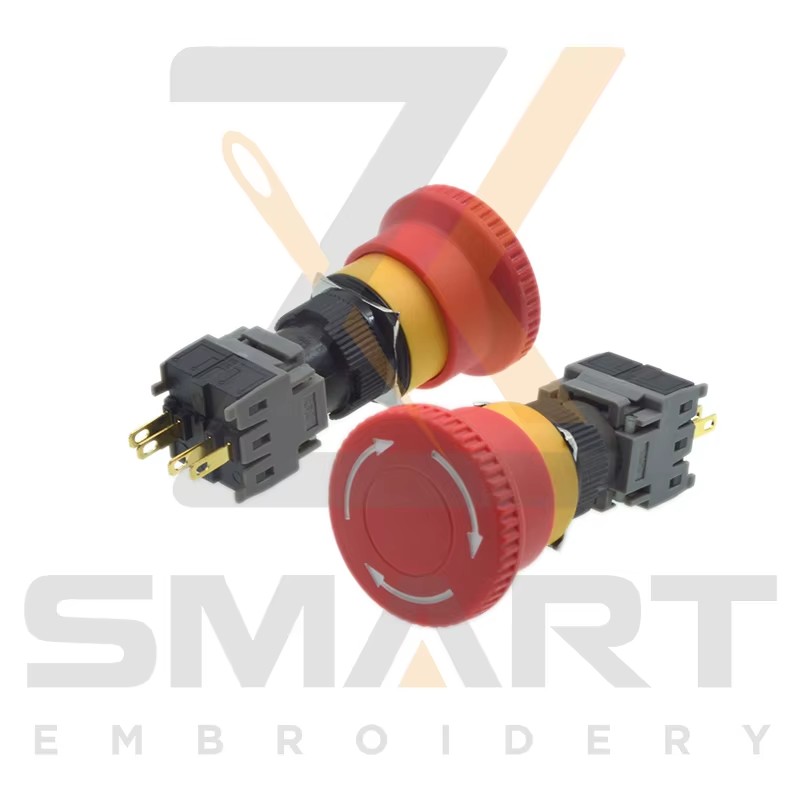 Interruptor de botão de parada de emergência para máquinas de embroideria chinesa DHAO EDH06-S129