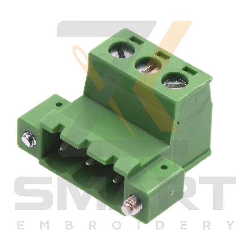 Conector masculino de tipo L 3 buracos para peças de máquina de embrulho DAHAO Drivers E12-CZ-L3-M