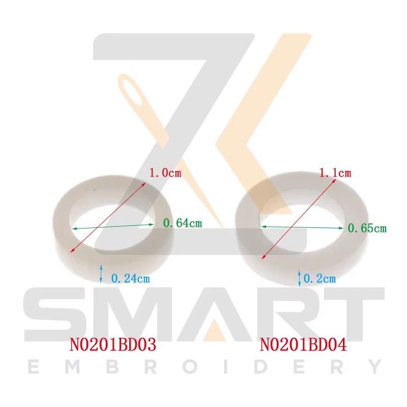 100 peças Barudan Embroidery Machine Parts HT230120 YN YS N0201BD03 N0201BD04